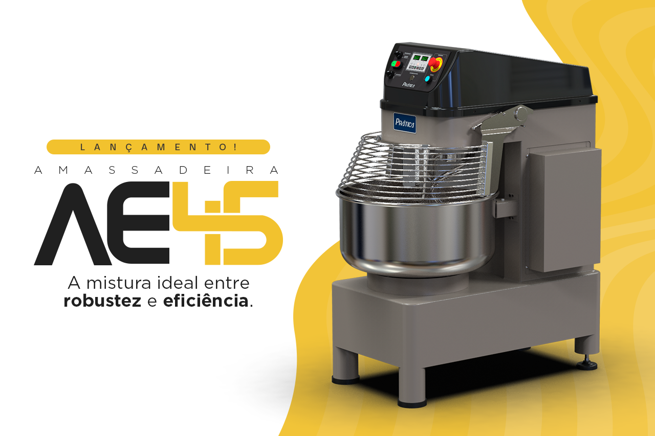 Mais eficiência e robustez com a nova Amassadeira AE45