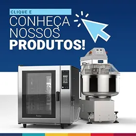 Um forno e batedeira de aço inoxidável em um fundo azul e branco