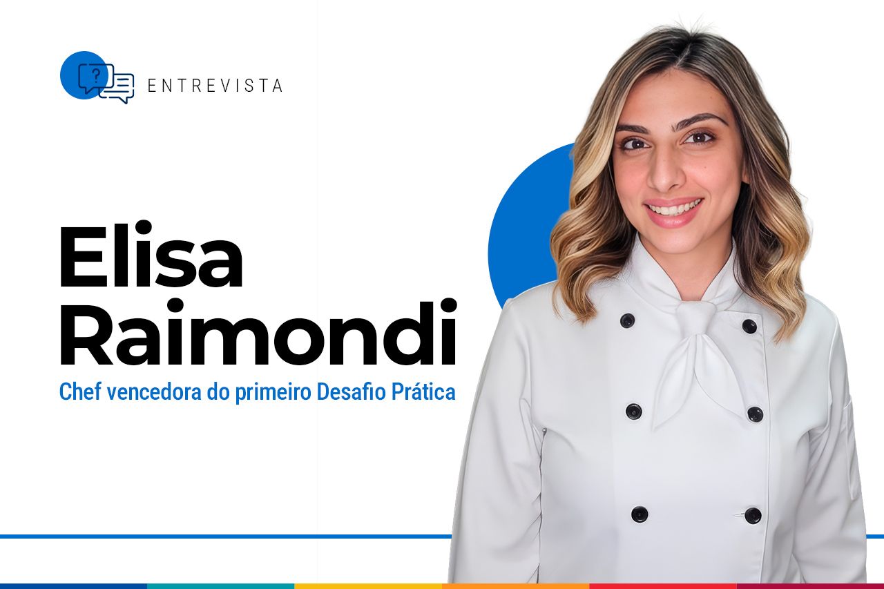 Chef Elisa Raimondi, do Restaurante Pimenta Rosa de Vinhedo - SP, vencedora do Primeiro Desafio Prática.