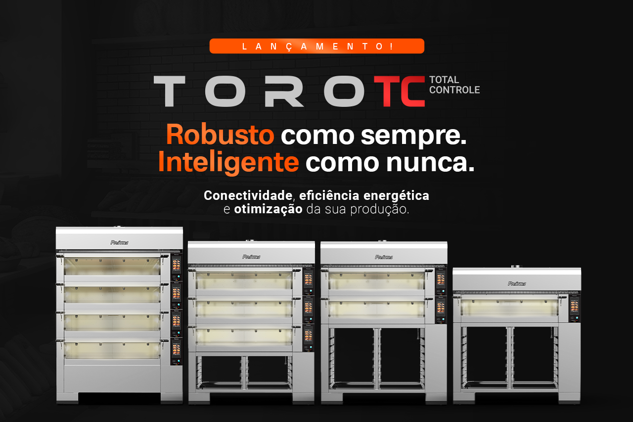 Fornos de lastro TORO TC dispostos um ao lado do outro, com suas diferentes possibilidades de modulação