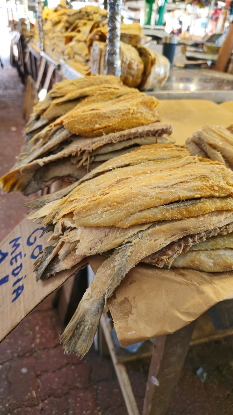 Peixes secos da amazônia no Mercado Ver-o-peso de Belém do Pará.