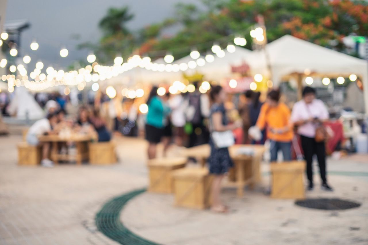alimentação em eventos