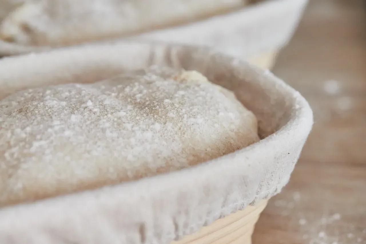 fermentação do pão
