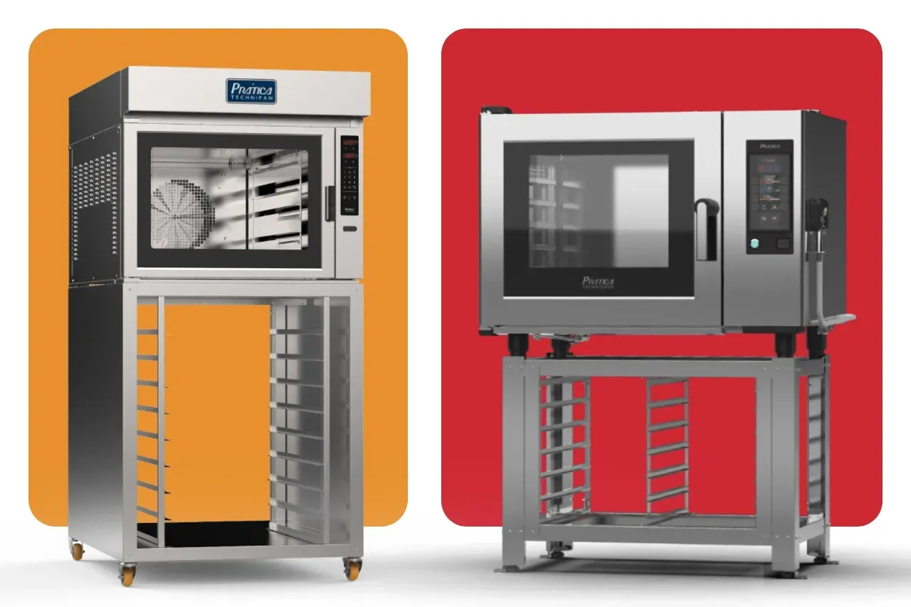 forno combinado e forno de convecção
