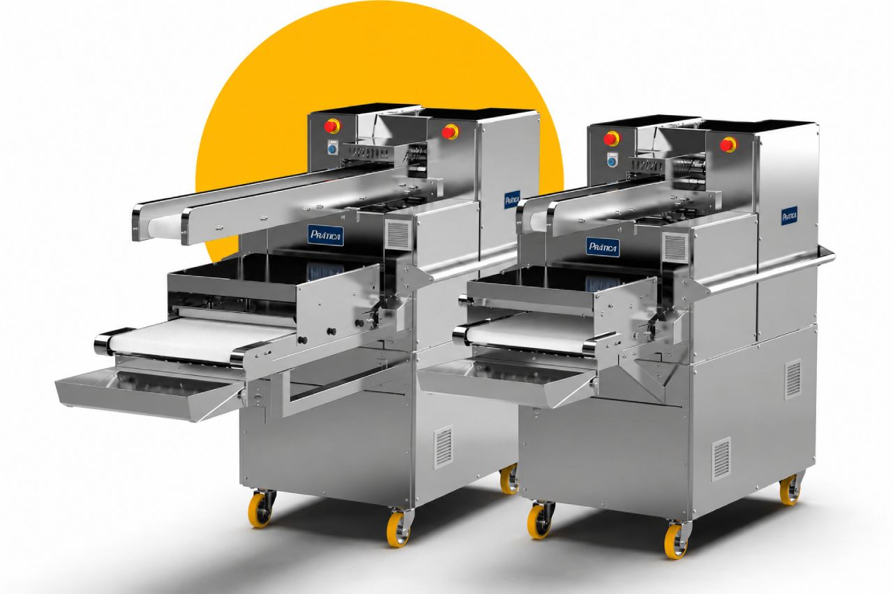 Grupos Automáticos Programáveis Prática GAP 400 e GAP 800 em aço inox para divisão, modelagem 