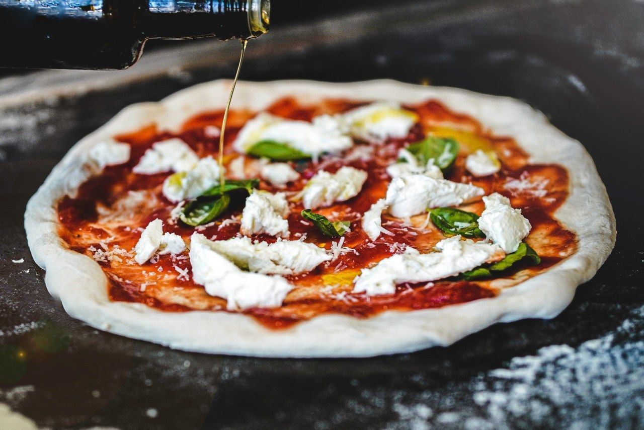 massa de pizza com fermentação natual