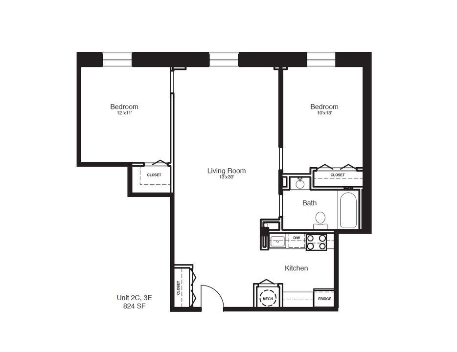 2C floorplan