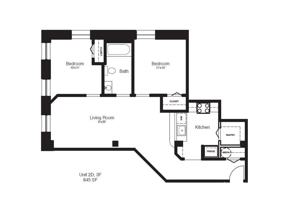 2D floorplan