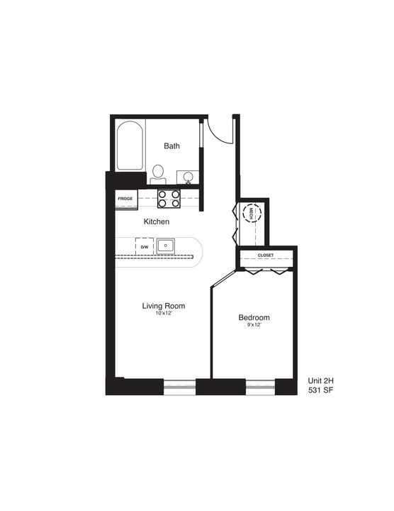 2H floorplan