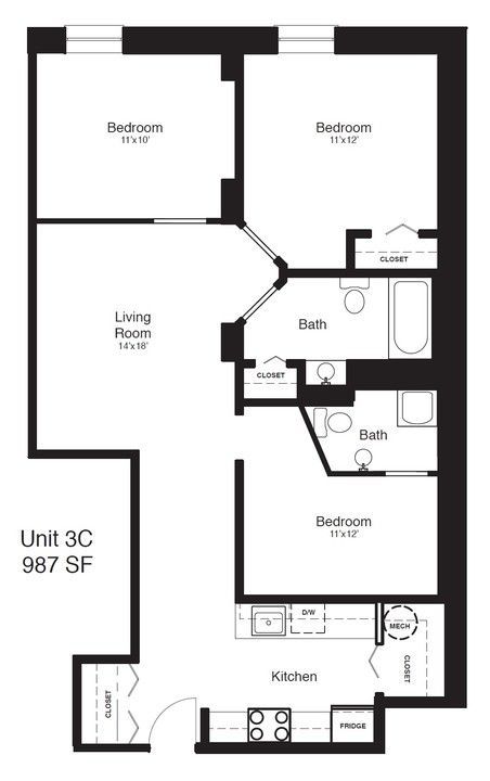 3C floorplan