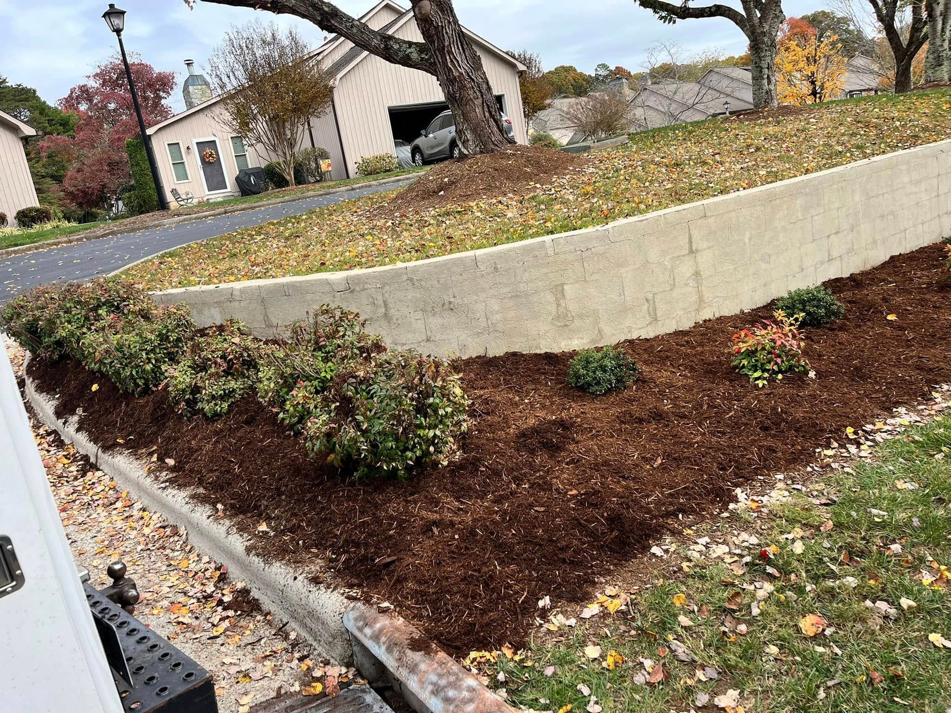 Property project completed by Brothers Landscaping near Claremont, NC