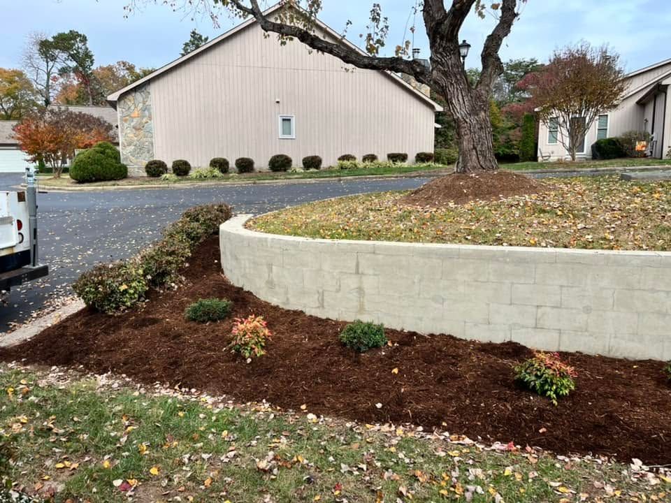 Hardscaping work completed by Brothers Landscaping in Catawba County