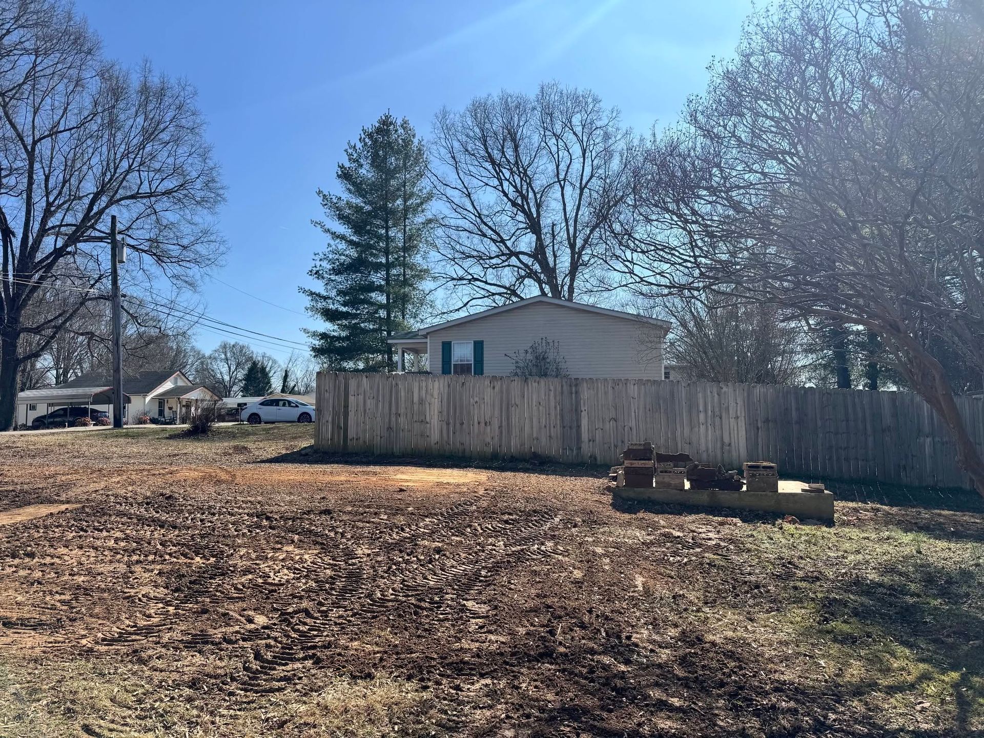 Property project completed by Brothers Landscaping near Lincolnton, NC