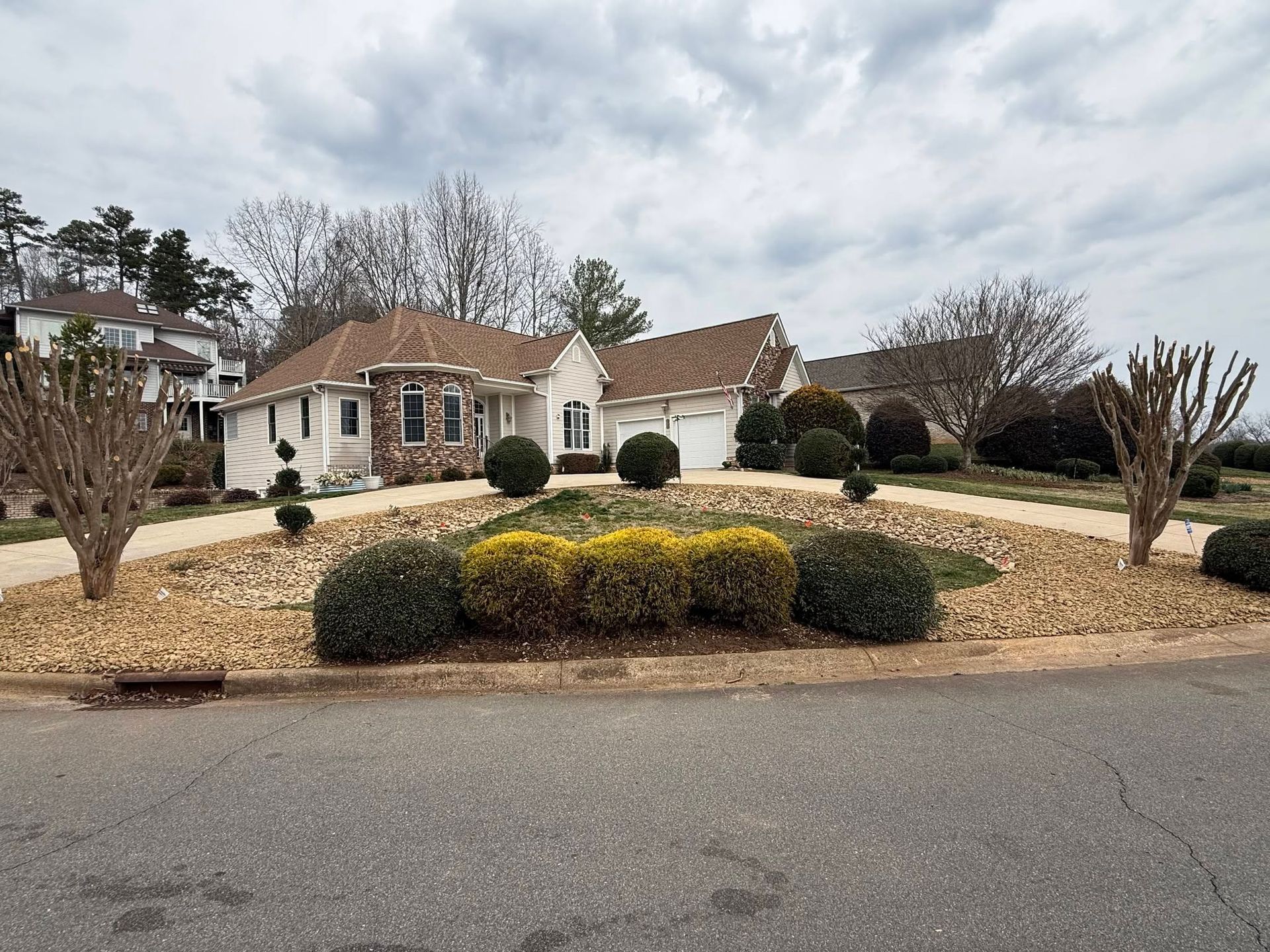 Landscaping work completed by Brothers Landscaping in Catawba County