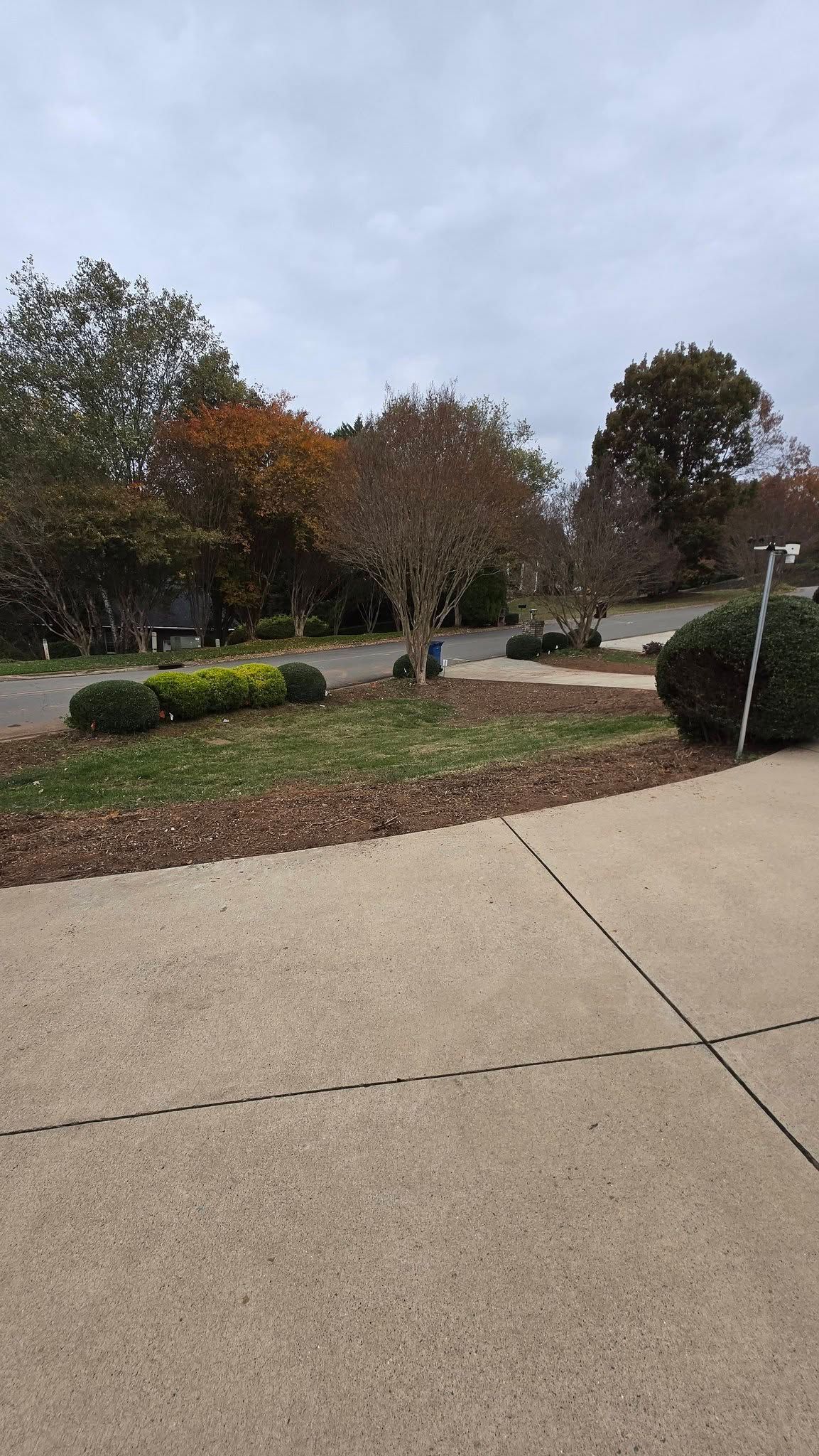 Hardscaping project by Brothers Landscaping on a Catawba County property
