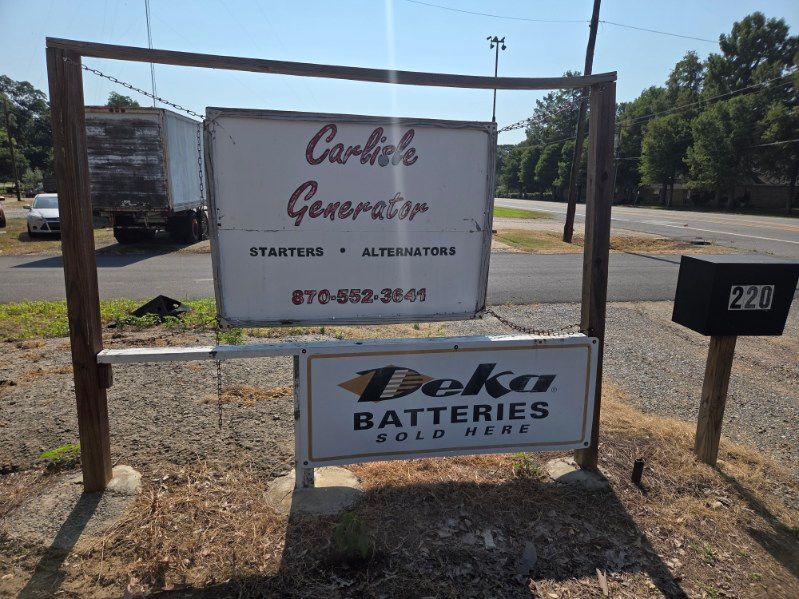 Car alternator installation and auto electrical repair service at Carlisle Generator Service shop