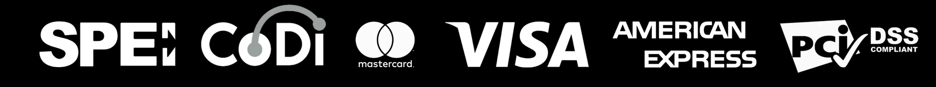 Una imagen borrosa de los logotipos de Visa y American Express.