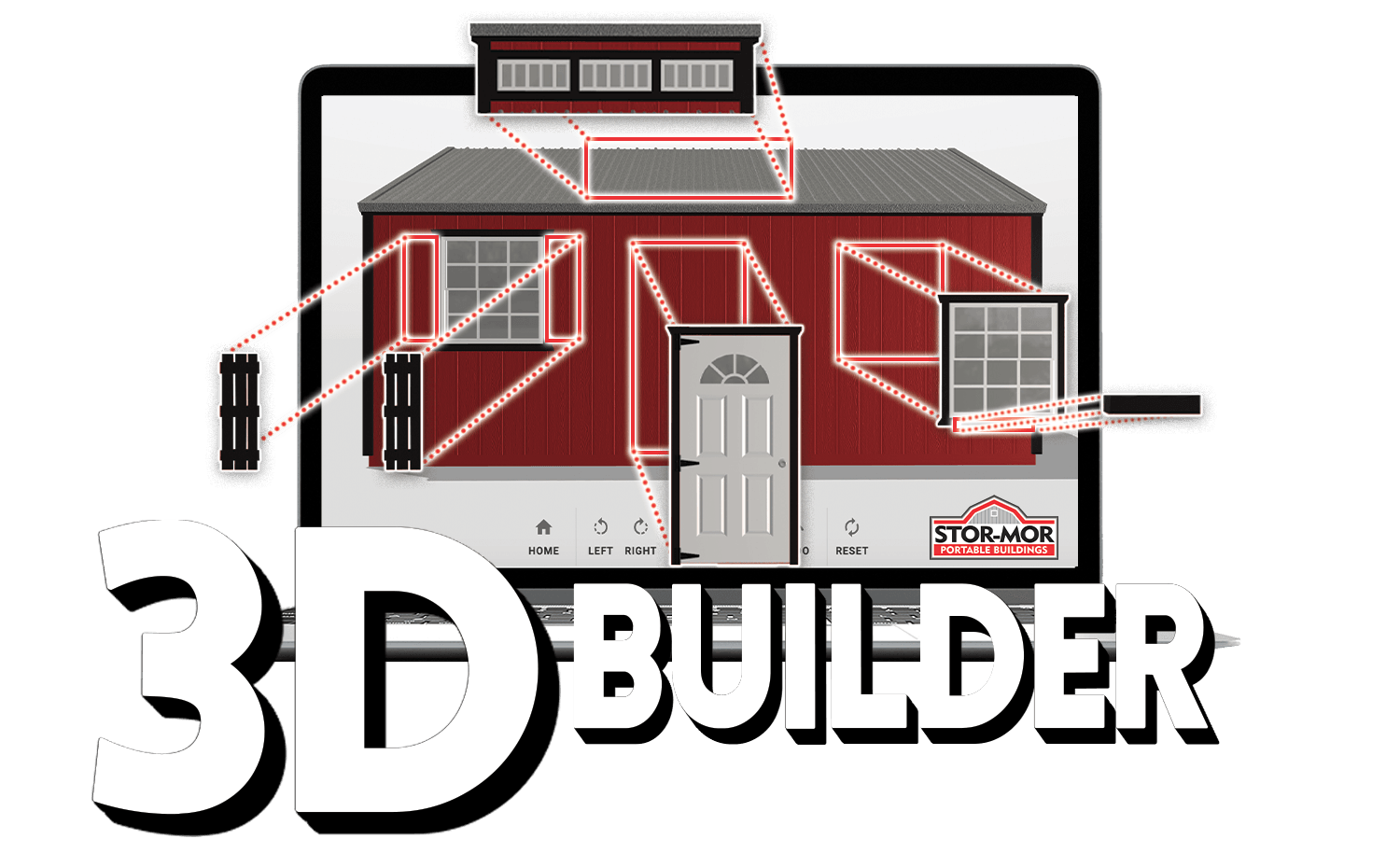 A 3d builder logo.