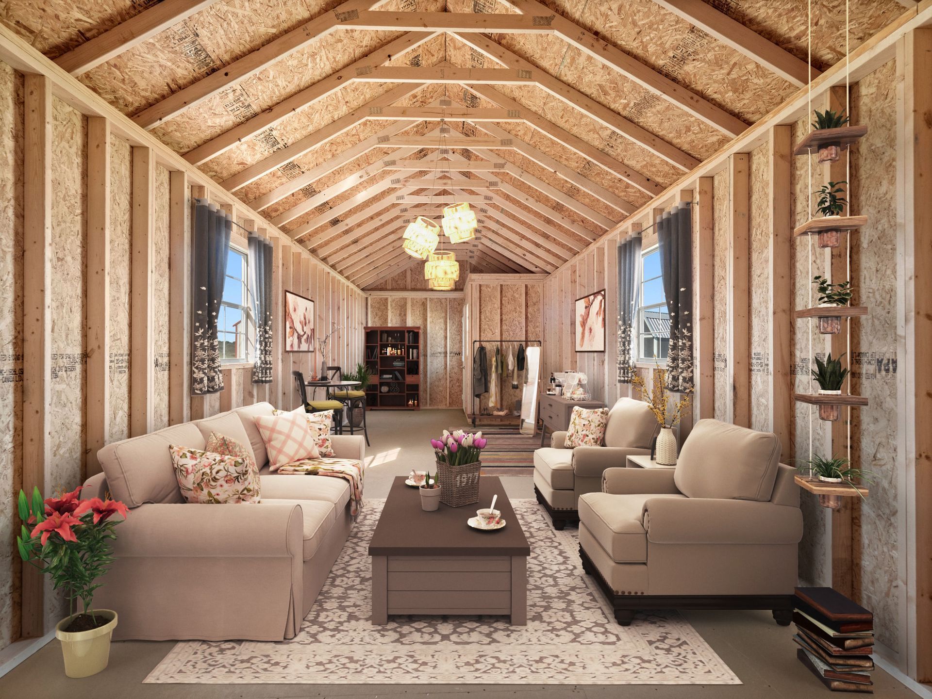 Side Cabin converted into a She-Shed