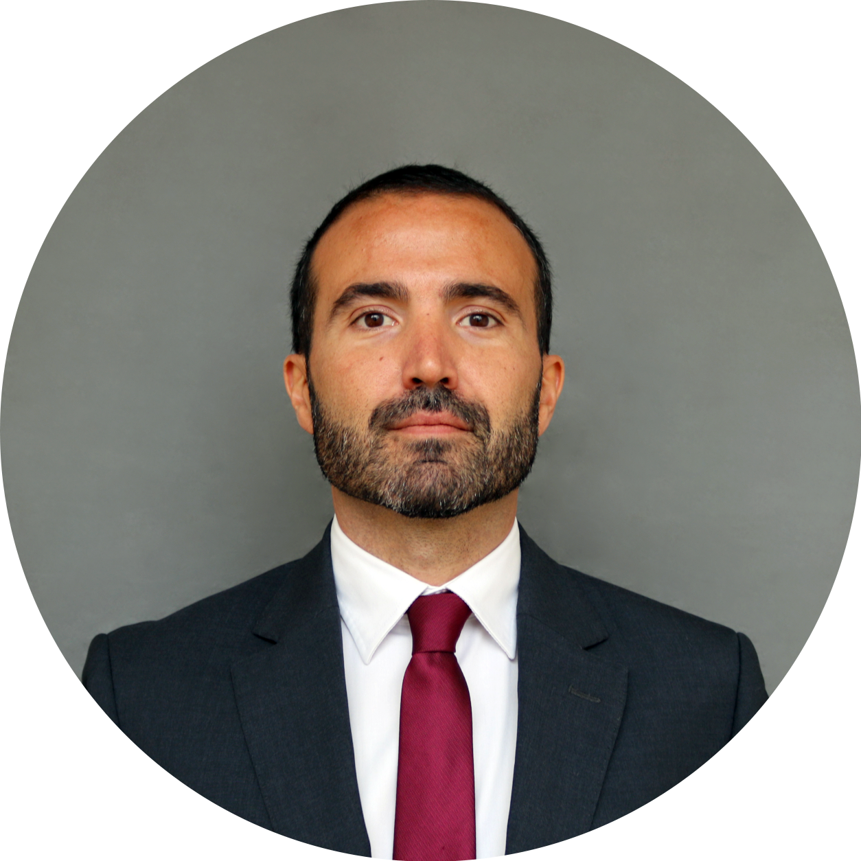 A photograph of Javier Mateo, a lawyer based in Lisbon.