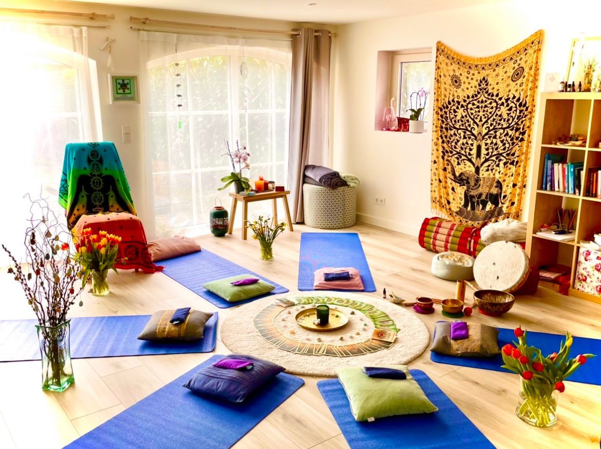 The calm and peaceful healing room at the happy angel in Engelen