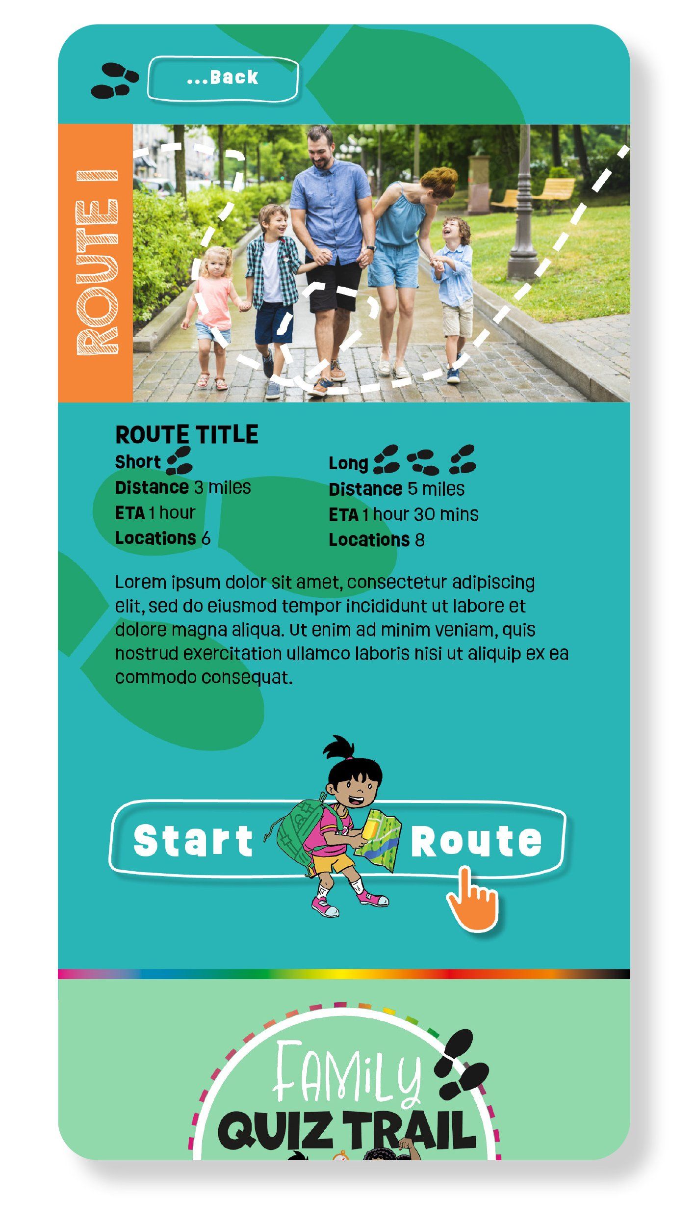 Website page for mobile