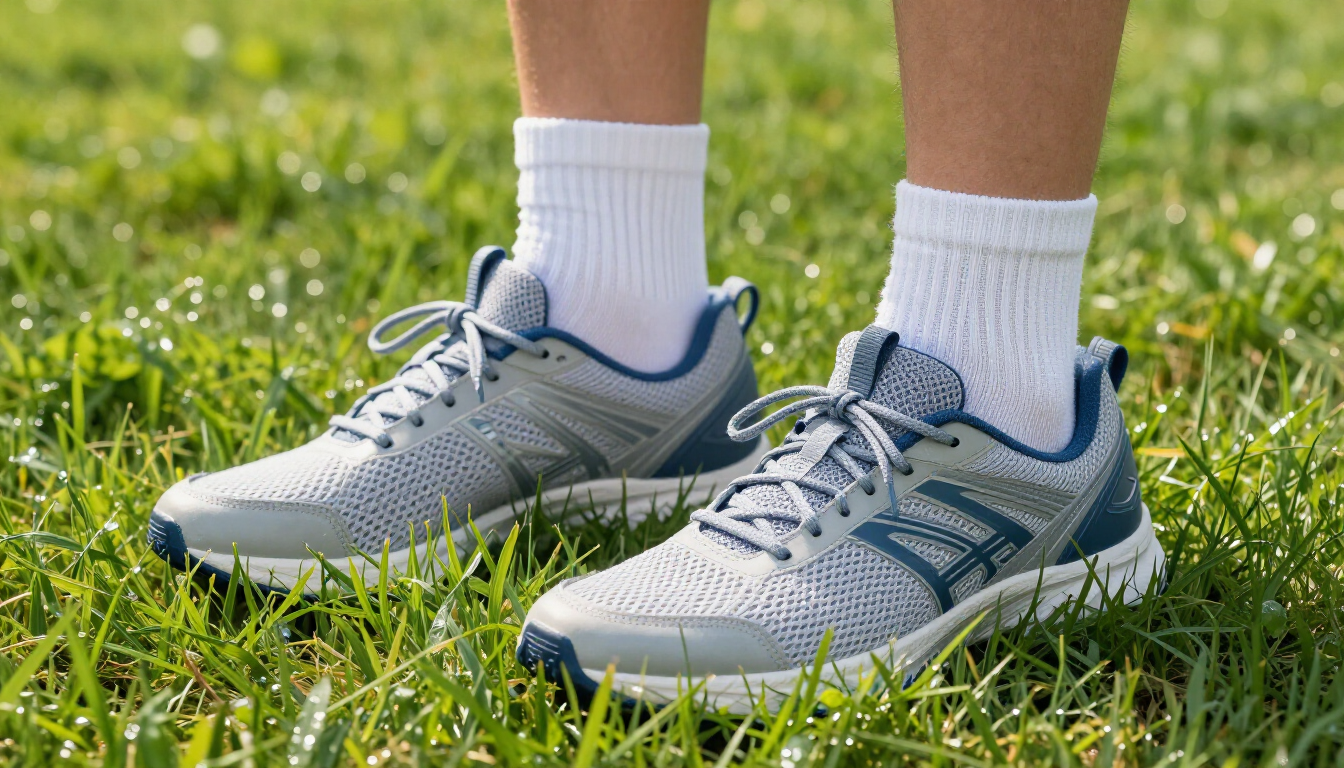 Healthy athletic feet