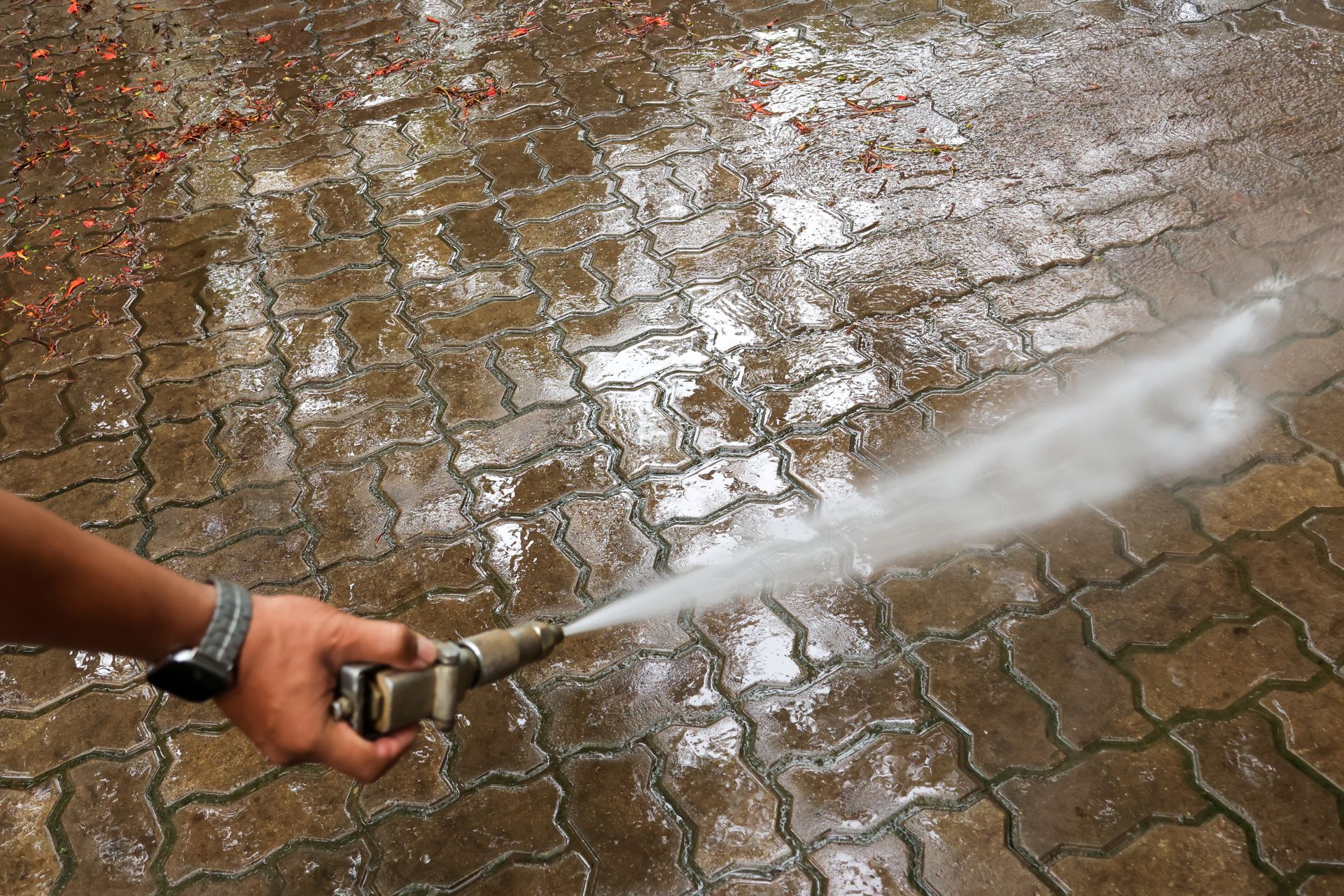 Before Pressure Washing The House Side — Fairfield, CT — C&S Power Washing & Services