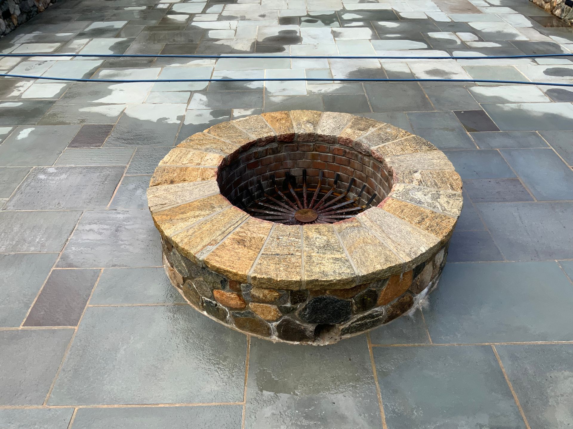 After Round Fire Place Cleaning - Fairfield, CT – C&S Power Washing