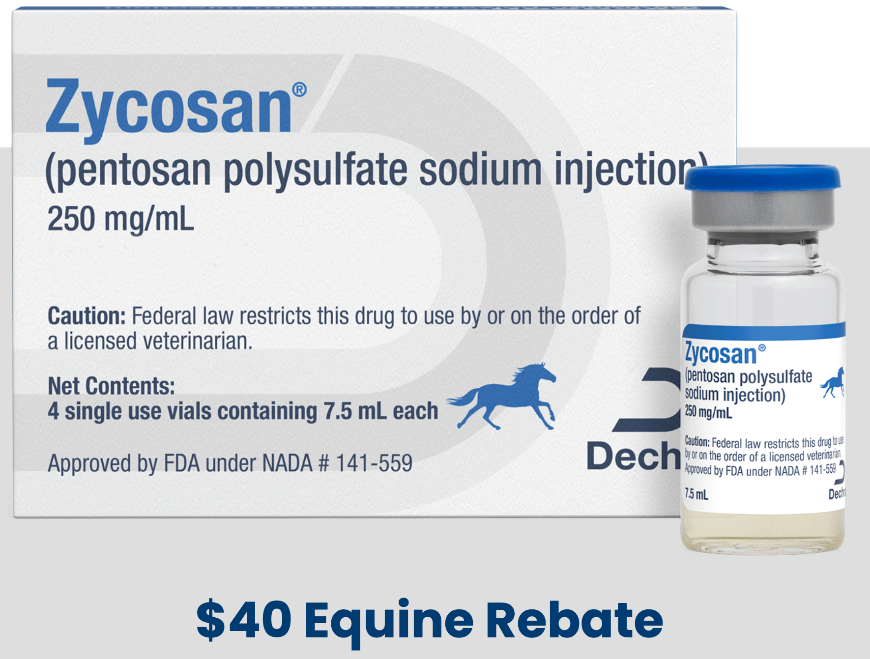 Save $40 on 4 doses of Zycosan® by Dechra