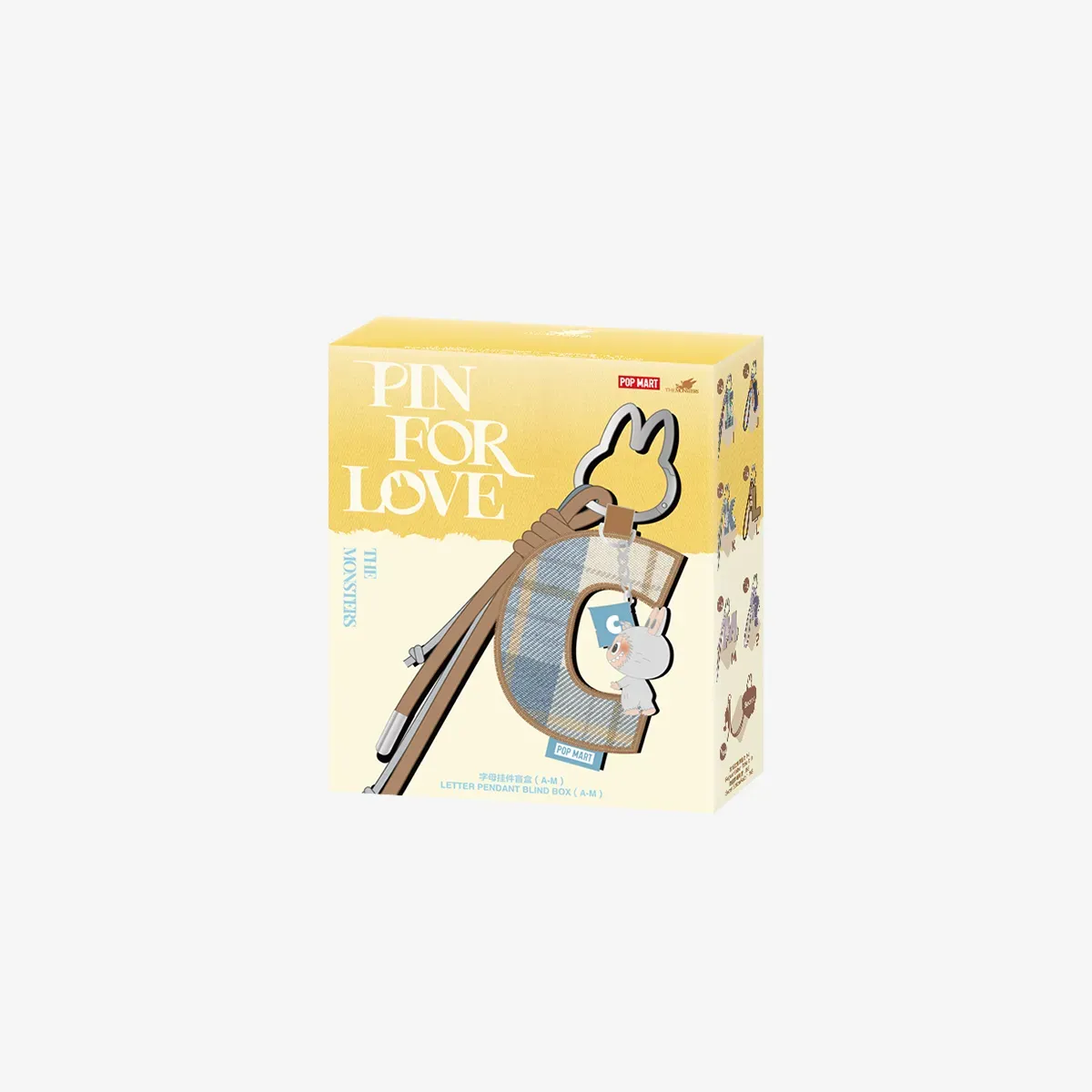 THE MONSTER PIN FOR LOVEシリーズ　M THE MONSTER PIN FOR LOVE SERIES - Vinyl Plush Pendant blind