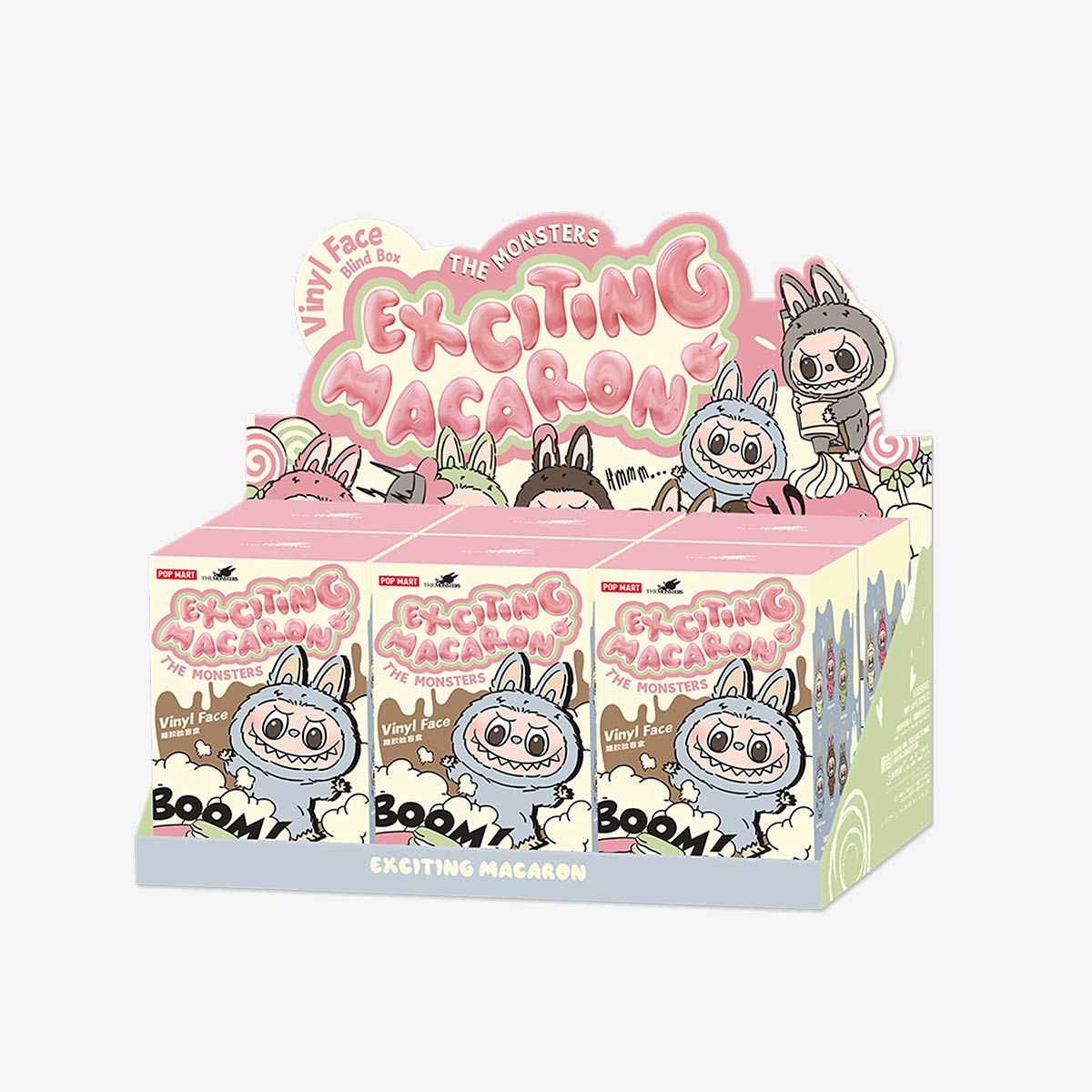 THE MONSTERS Exciting Macaron シリーズ　4 box THE MONSTERS - Tasty Macarons Vinyl Face Blind Box | Blind