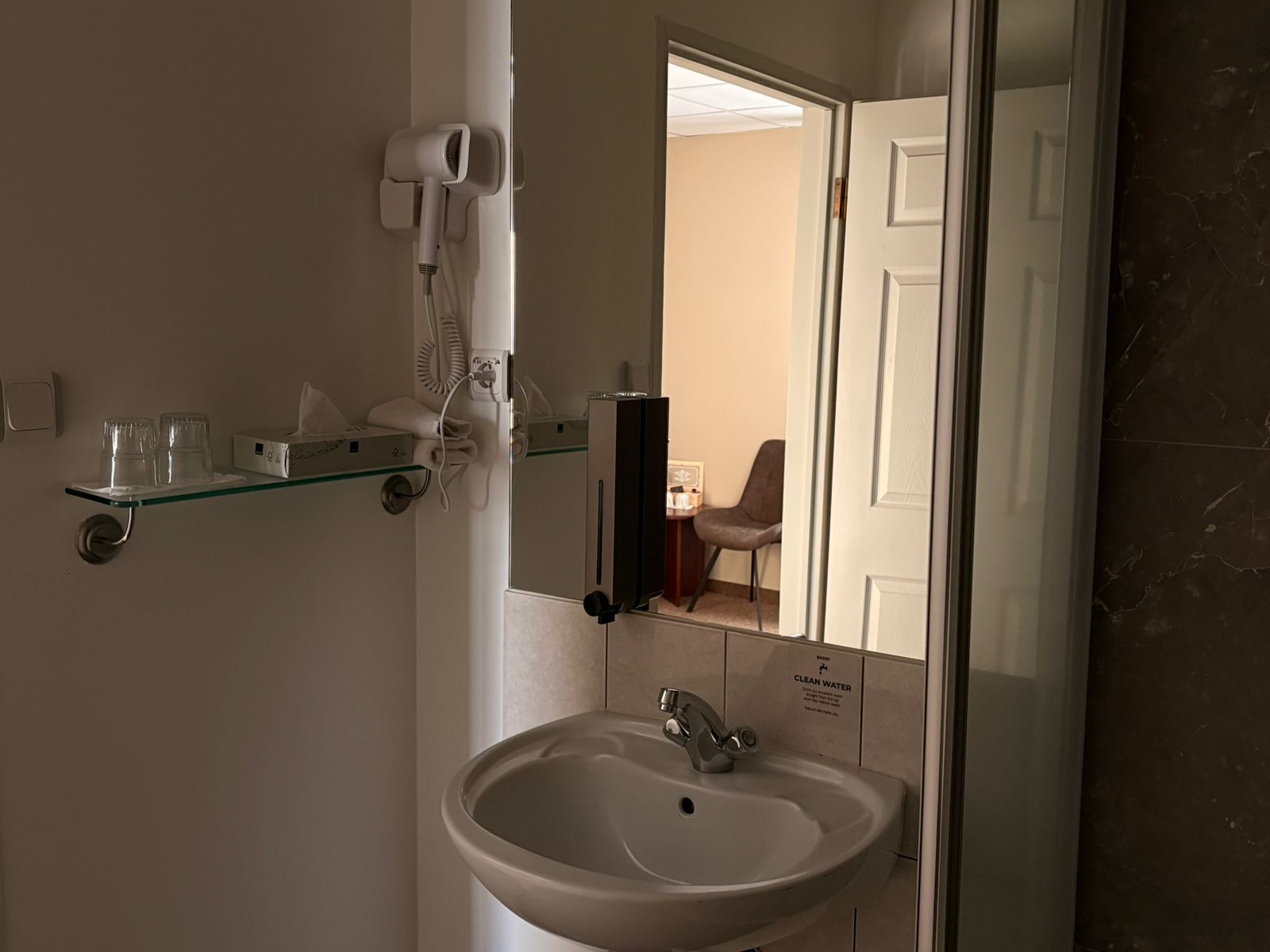 Standard double / twin picture showing the bathroom.