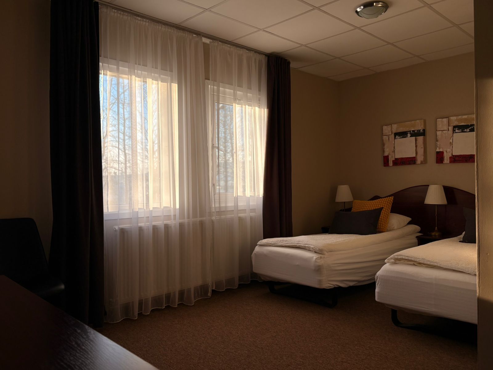 Standard double / twin picture showing the bed.