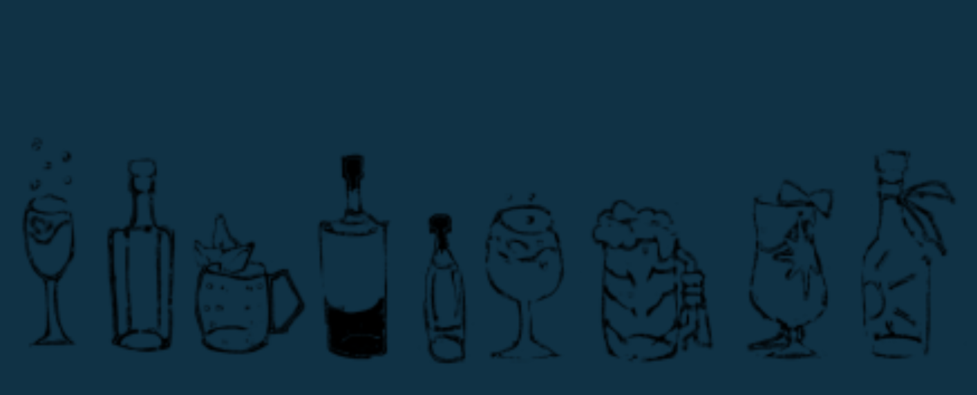 Drawing of bottles.