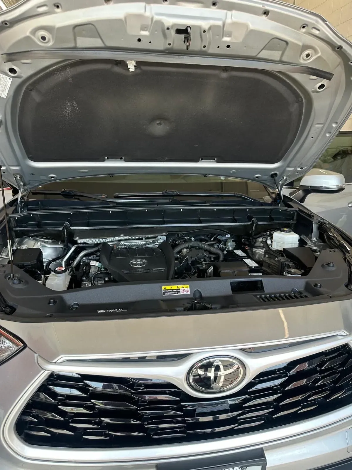 after a car engine detail at Cheseldine Car Wash
