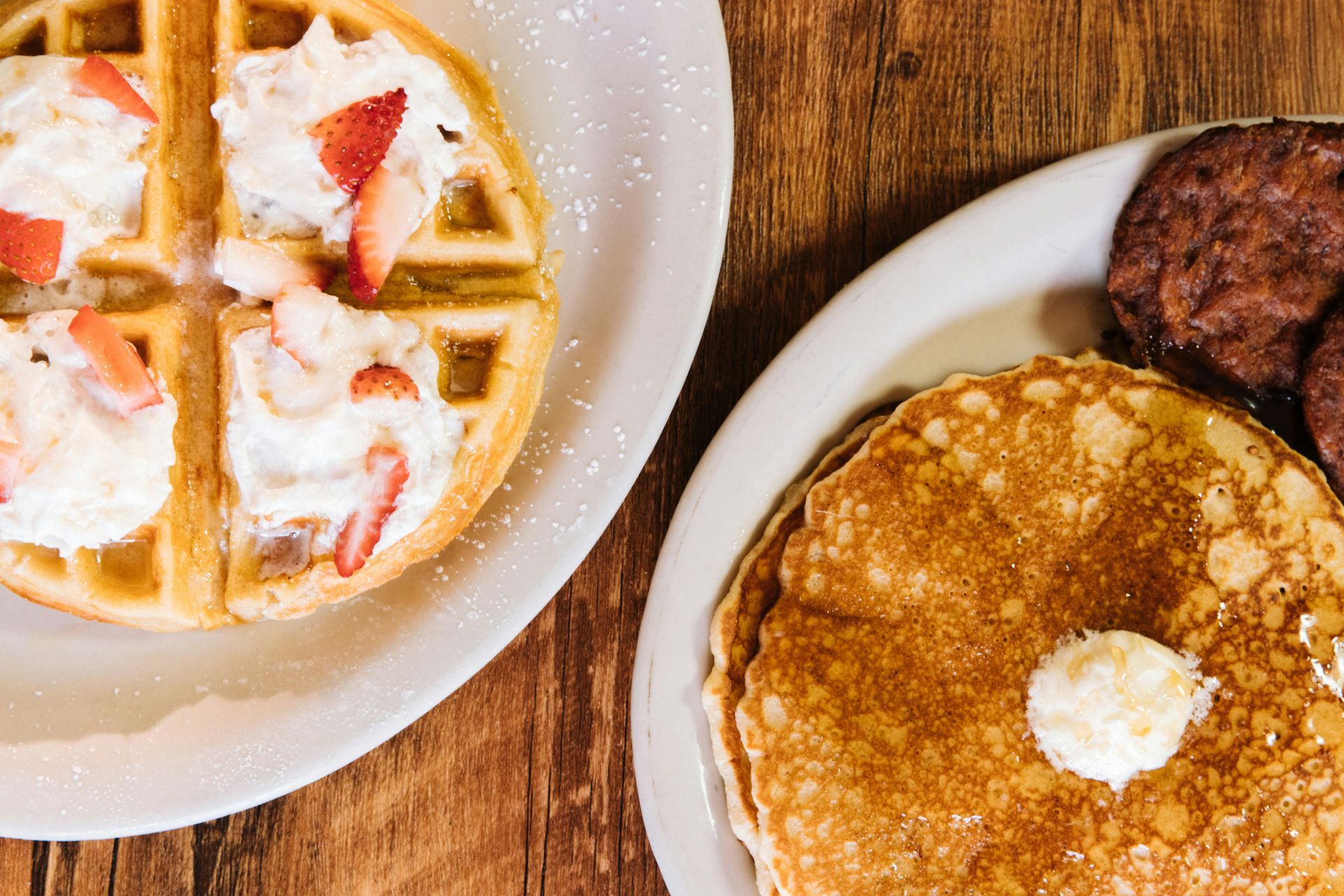 waffles and pancakes