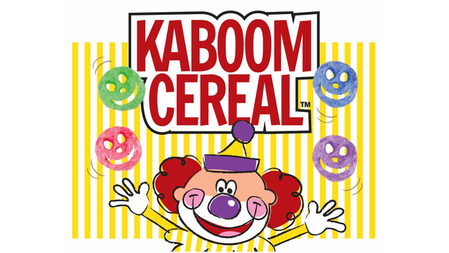 Kaboom Cereal Brand Guide Page 1