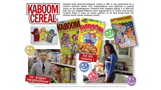 Kaboom Cereal Brand Guide Page 2