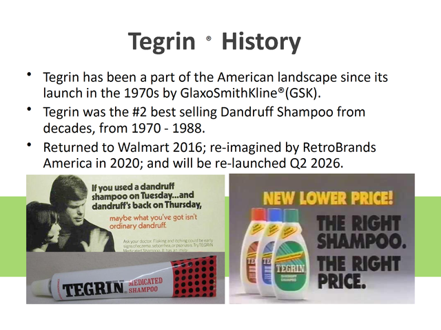 Tegrin Re-imagined Brand Guide Page 2