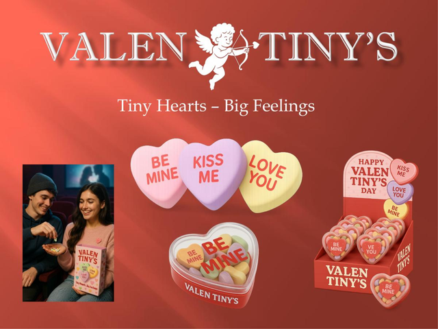 Valen-Tiny's Candy Brand Guide Page 1