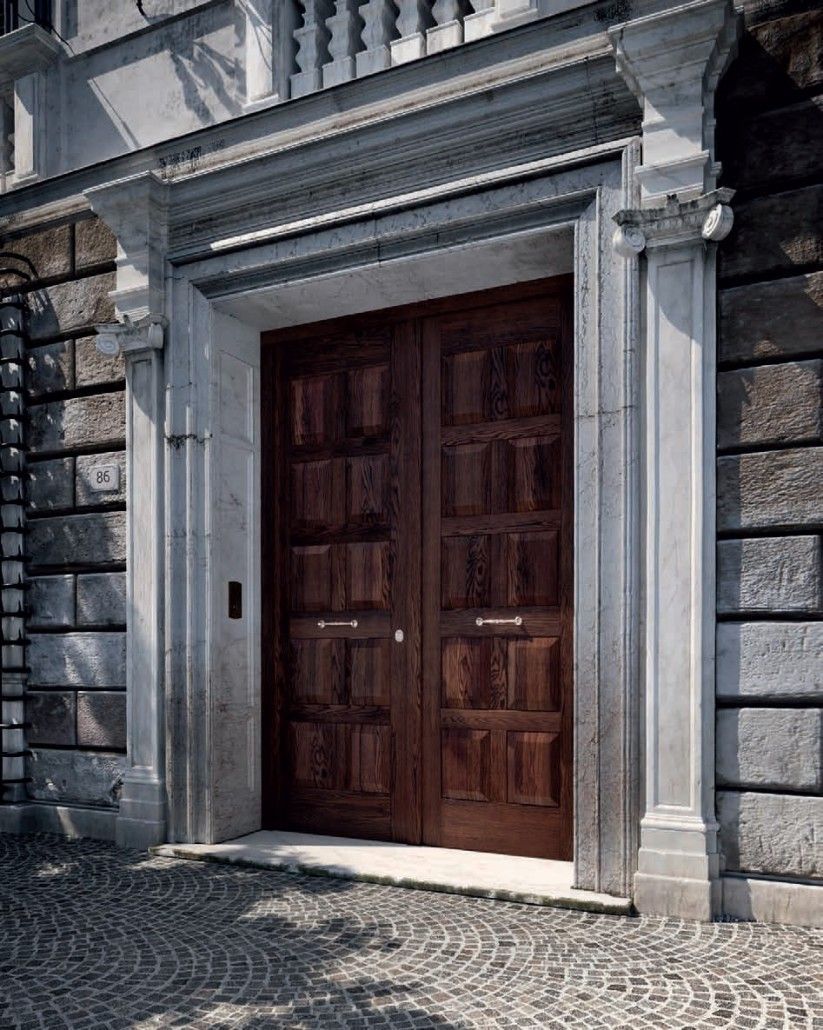 portone in legno