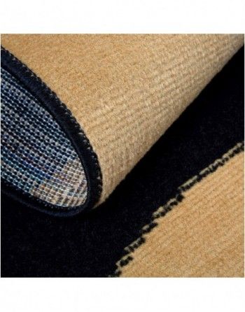 A close up of the bottom of a rug.