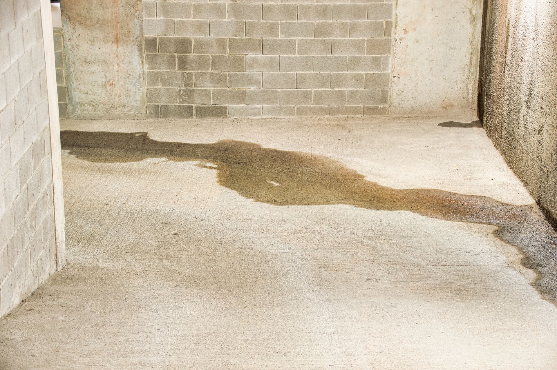 Basement water flood