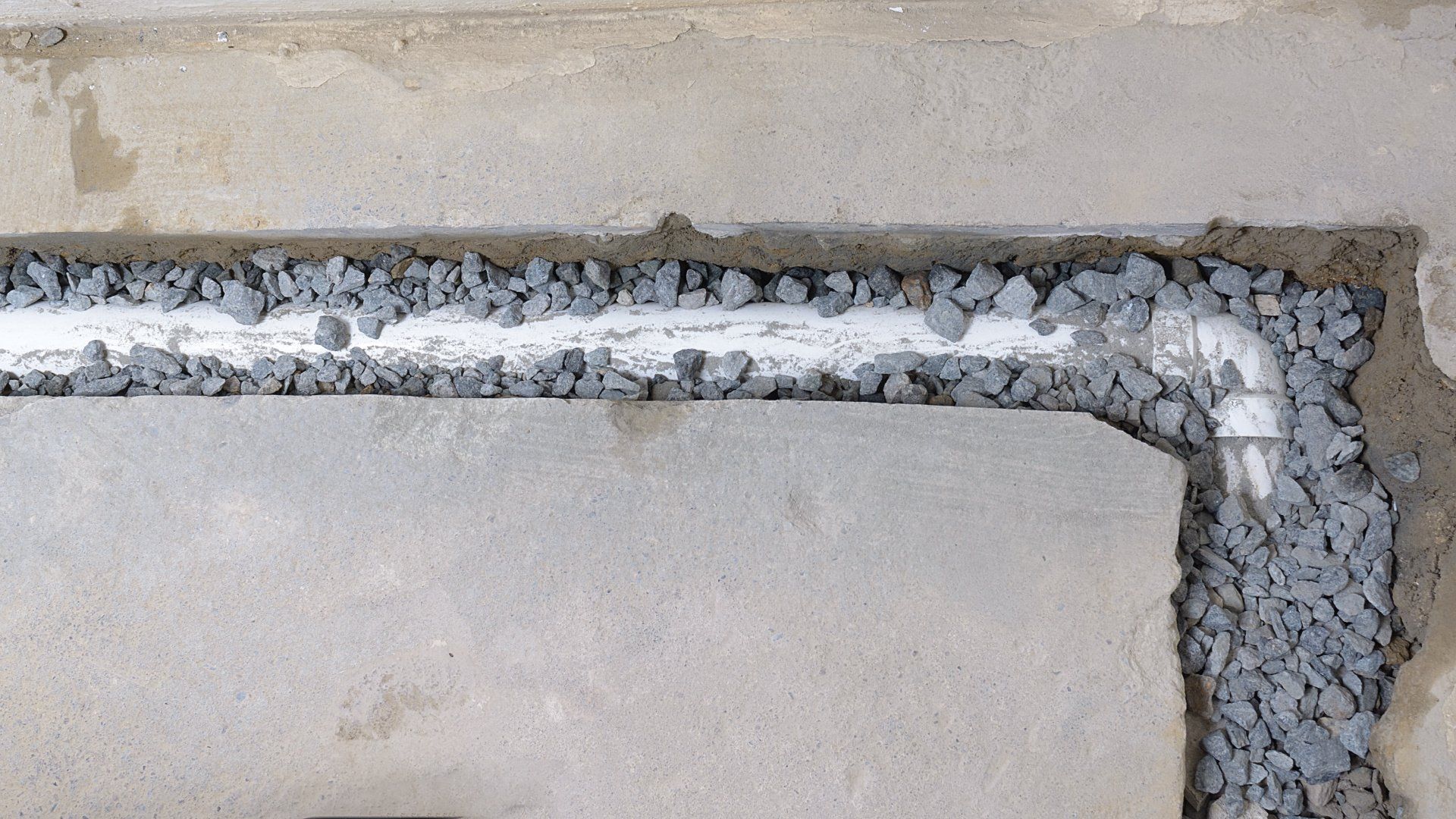 french drain system installed in Chicopee, MA