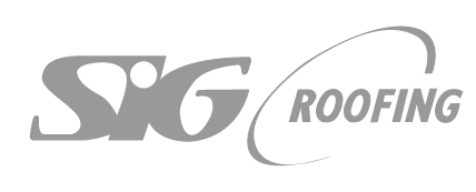 Logo for SIG Roofing, featuring the letters 