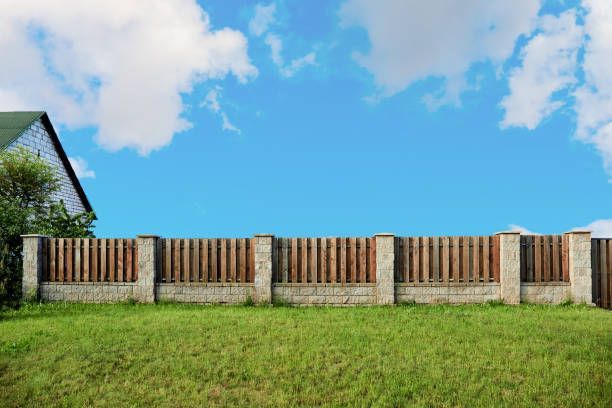 View of a Wood Fence Against Blue Sky | Murfreesboro, TN - Maury Fence Co.