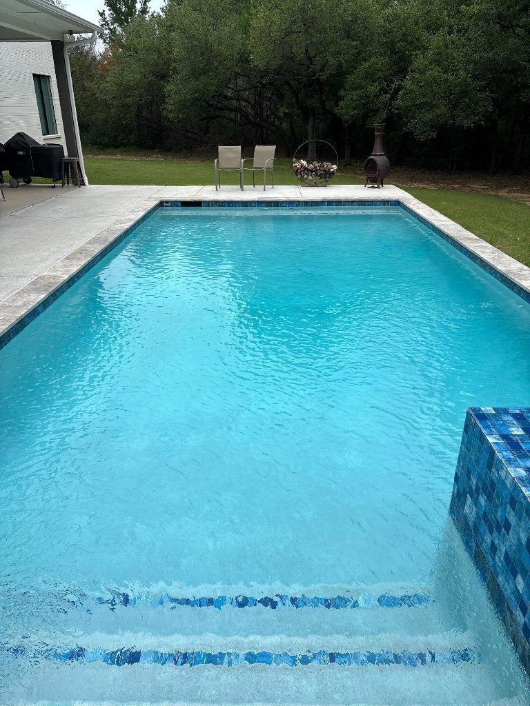 Residential pool cleaning service result in Hood County TX by BK Pool Solutions