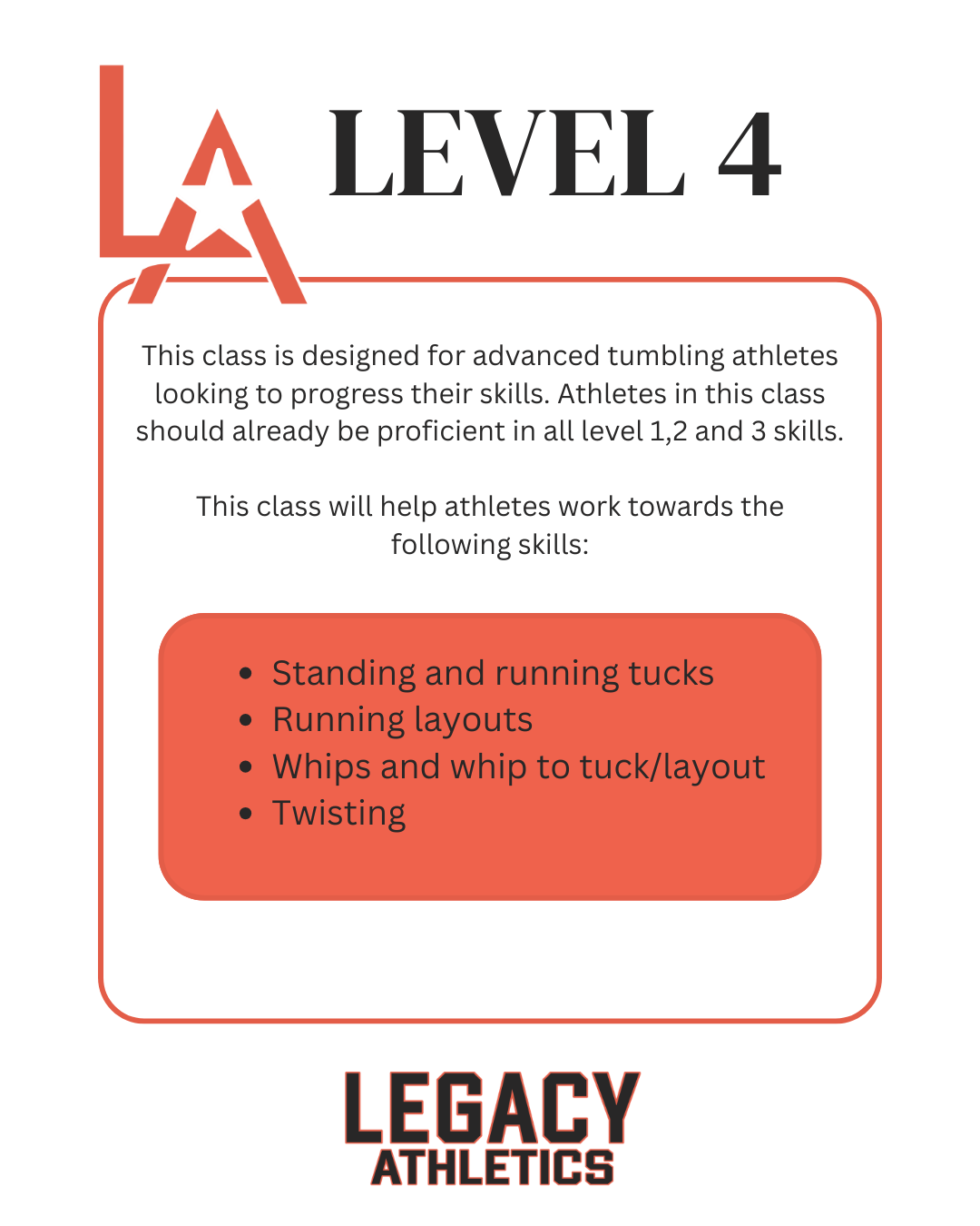 Level 4 Tumbling