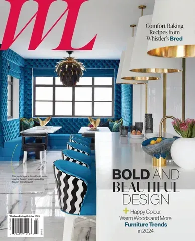 the cover of a magazine titled bold and beautiful design .